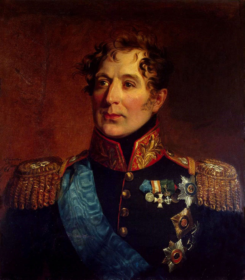 Д. Доу. Портрет генерала М. А. Милорадовича.